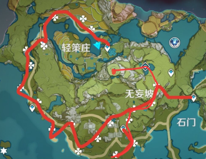 原神未归的熄星活动路线图一览 未归的熄星活动碎片位置大全
