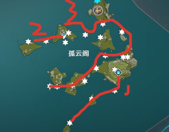 原神未归的熄星活动路线图一览 未归的熄星活动碎片位置大全