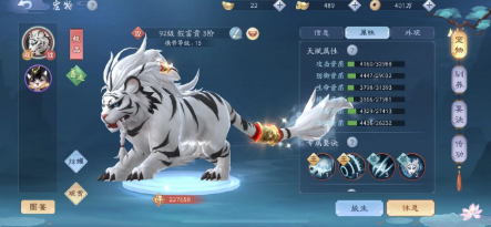新笑傲江湖神宠老虎到底值得培养吗 养老虎要注意什么