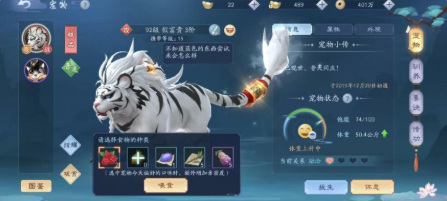 新笑傲江湖神宠老虎到底值得培养吗 养老虎要注意什么