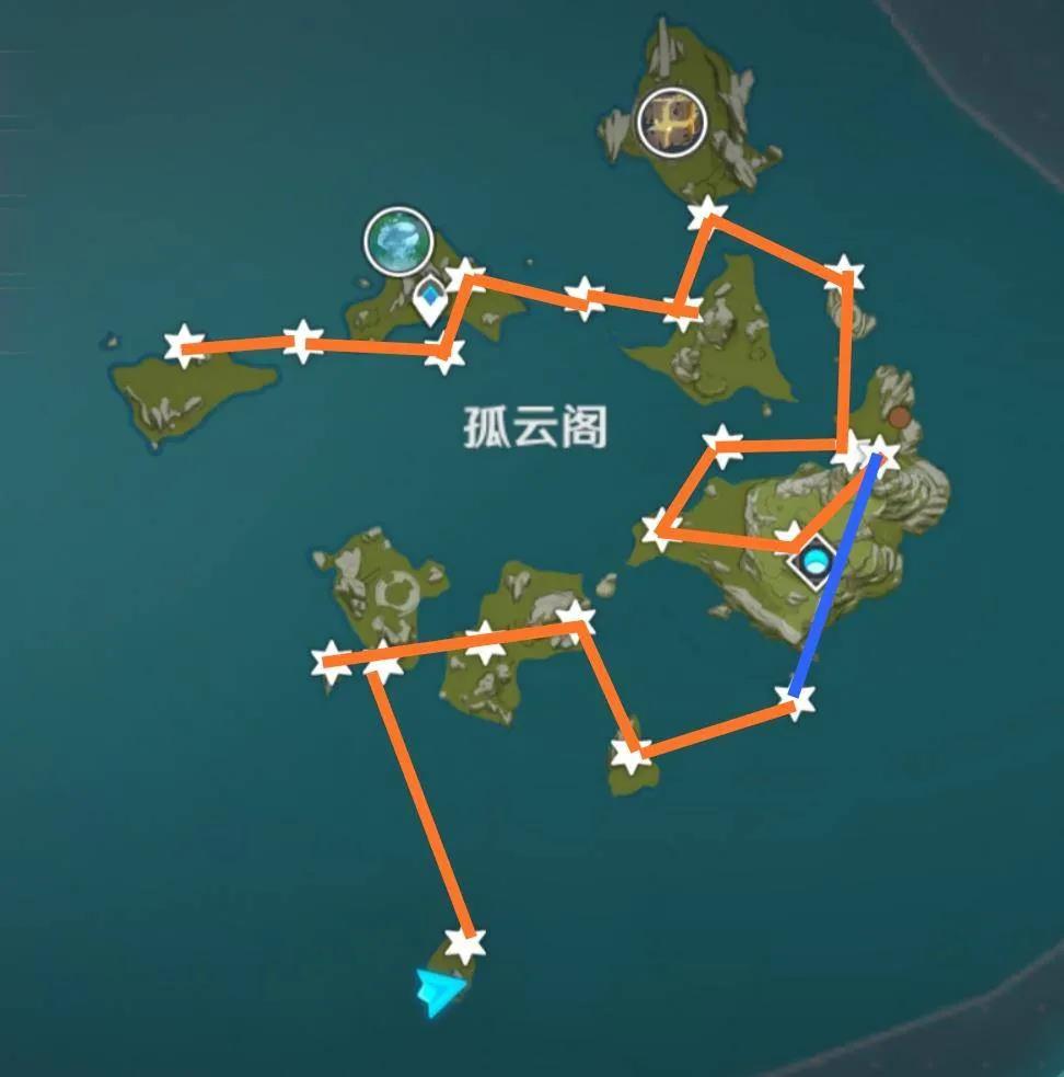 原神孤云阁熄星位置汇总 孤云阁熄星收集攻略