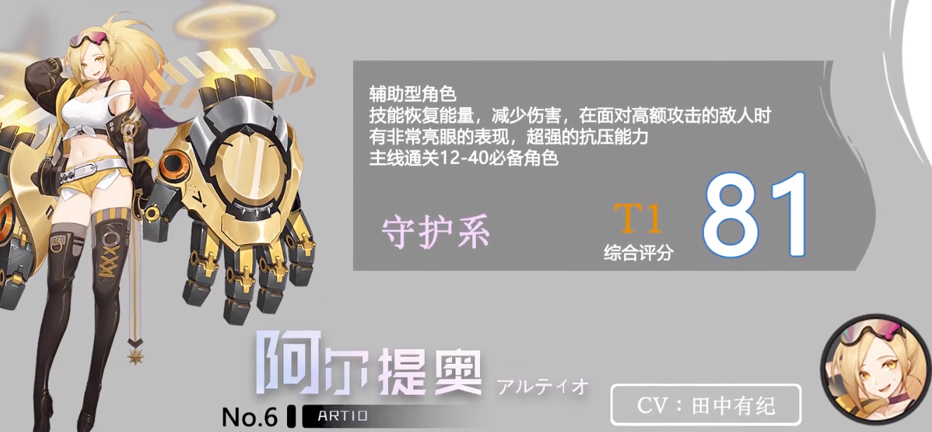 黑潮之上阿尔提奥强度点评 阿尔提奥培养指南