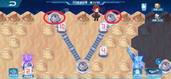 QQ飞车手游QS幻境第四期第三章怎么过 QS幻境第四期第三章流程讲解