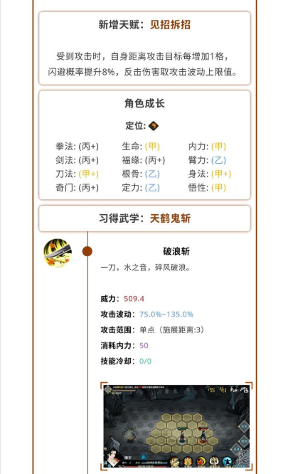 汉家江湖新角色椿岁详情 椿岁技能天赋详解