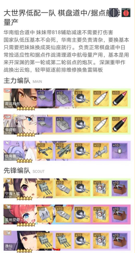 碧蓝航线大型作战攻略 大型作战打法技巧详解