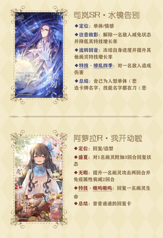 时空中的绘旅人四季猎场活动画灵强度分析 四季猎场活动画灵搭配推荐