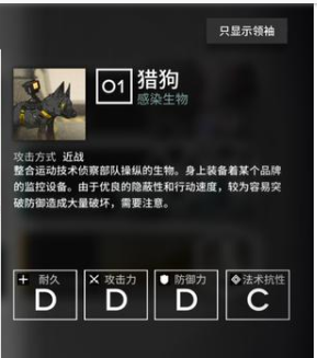 明日方舟敌人猎犬属性攻略
