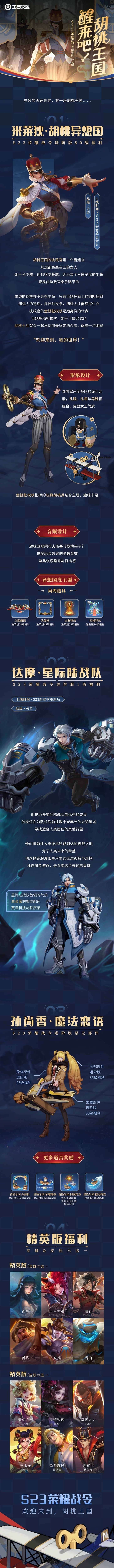 王者荣耀S23赛季战令奖励一览 新赛季奖励分享