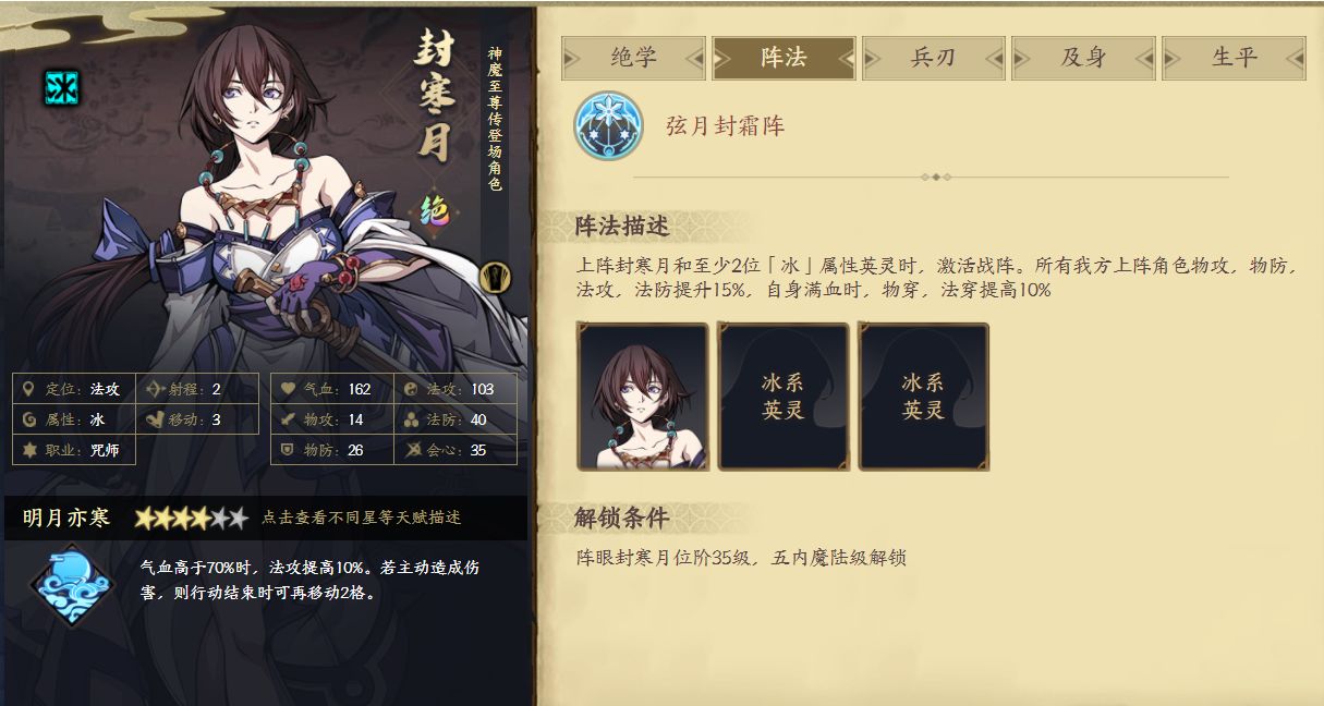 天地劫幽城再临幽煌厉刹封寒月强度测评攻略