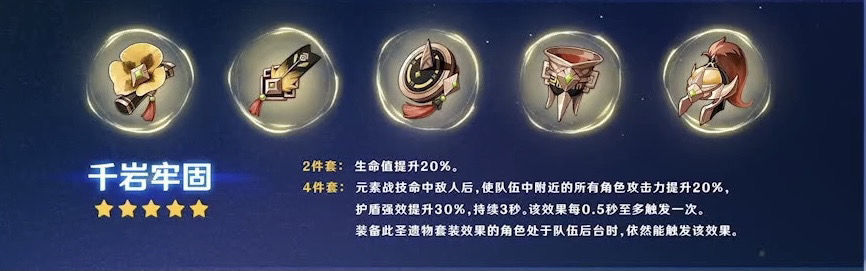 原神1.5版本的两套圣遗物解析