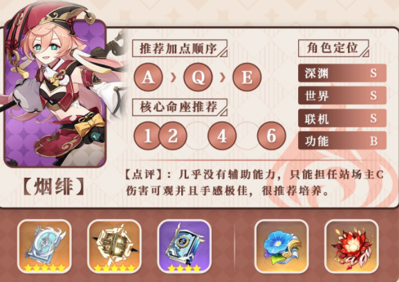 原神1.5版本四五星火系角色快速指南