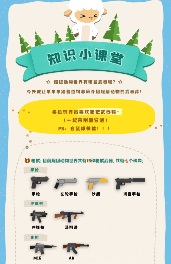 小动物之星武器一览 全武器图鉴分享