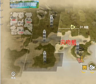 妄想山海钓鱼分布图大全