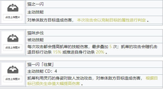 机动战姬聚变凯蒂角色详解 凯蒂属性技能一览