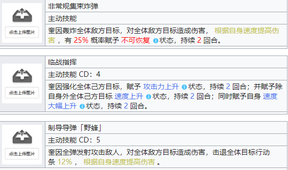 机动战姬聚变奎因角色详解 奎因属性技能一览