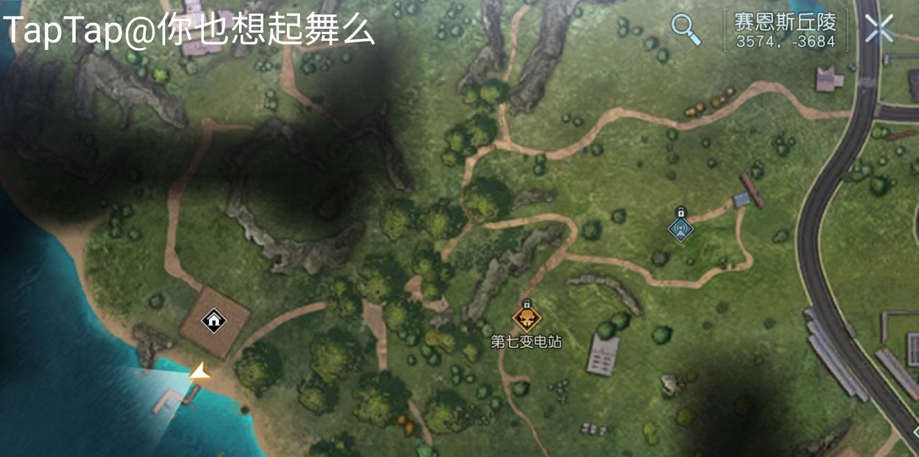 黎明觉醒对岸藏宝图埋藏地点分享