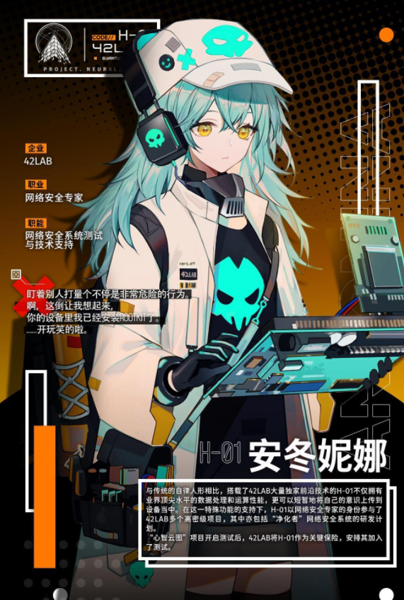 少女前线云图计划安冬妮娜角色详解 安冬妮娜阵营一览