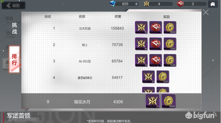 空匣人型军团战奖励详情