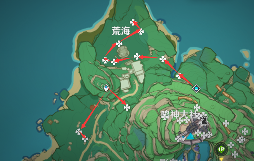 原神2.0版本在哪捡绯樱绣球 绯樱绣球位置一览