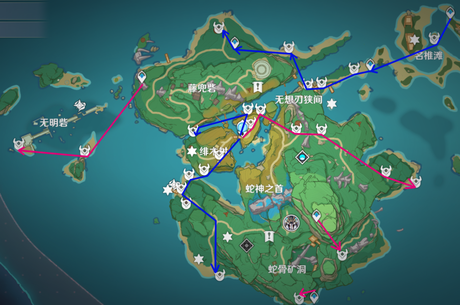 原神2.0版本名刀镡素材收集大全