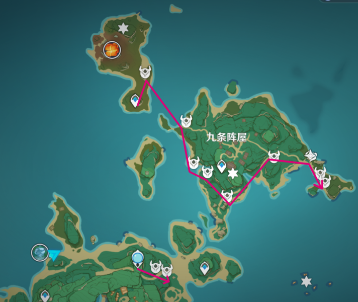 原神2.0版本名刀镡素材收集大全