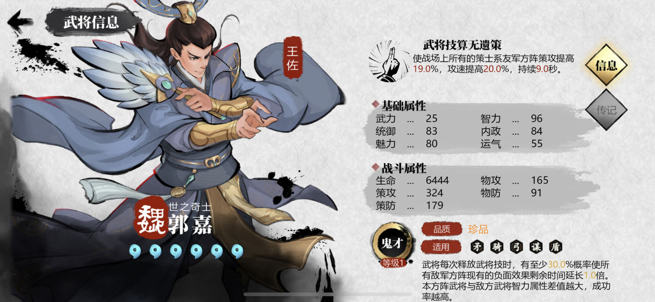 小小五千年魏国橙色武将强度排行一览 角色分析和布阵思路详解
