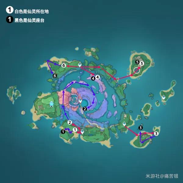 原神2.1稻妻雷灵宝箱点位一览