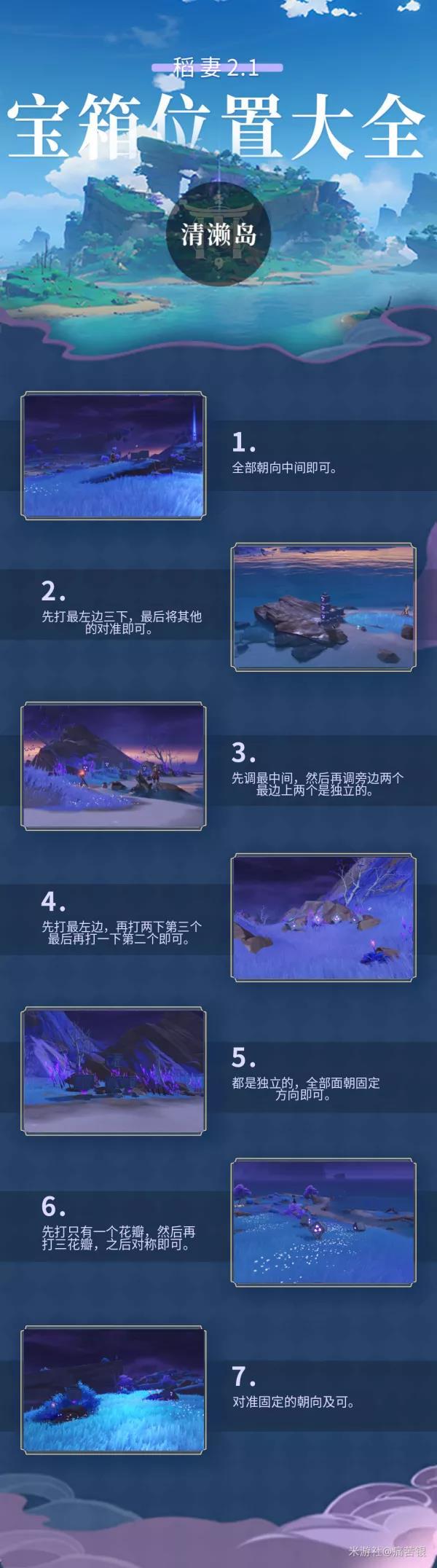 原神稻妻机关立方宝箱点位大全