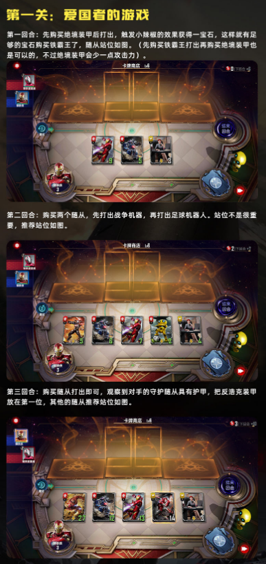 漫威对决钢铁侠试炼通关攻略