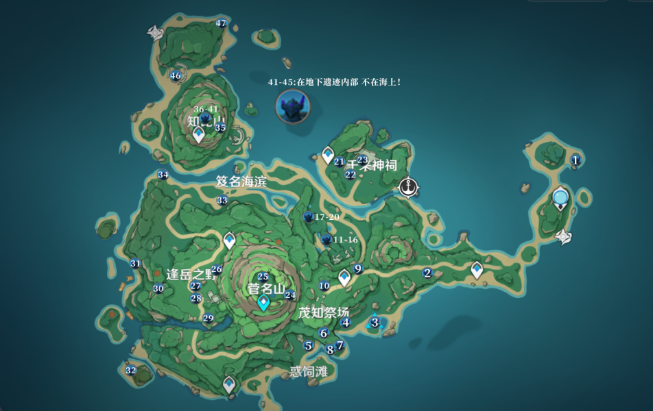 原神2.2版本雷鸟石雕全点位攻略