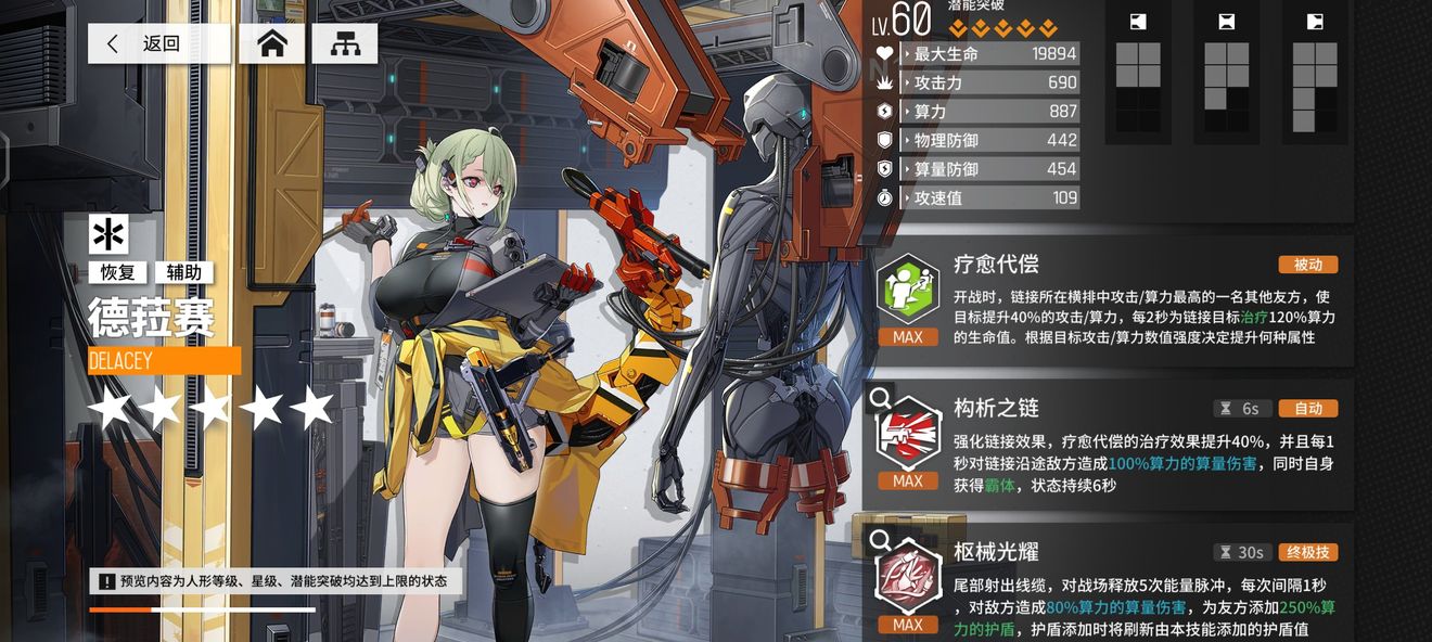 少女前线云图计划德菈塞角色强度分析