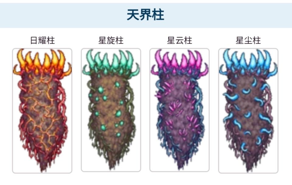 泰拉瑞亚天界柱打法攻略