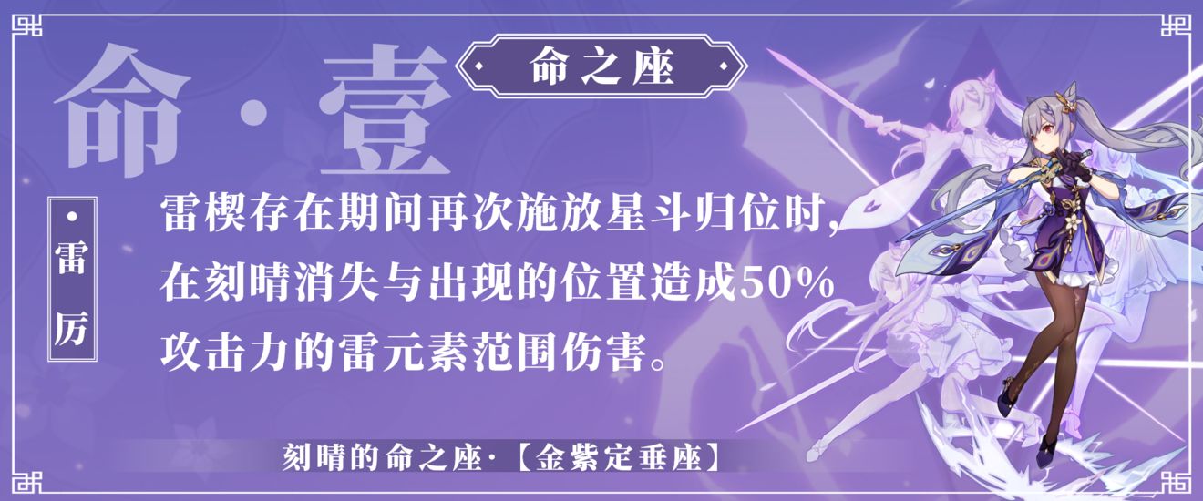 原神刻晴命座介绍
