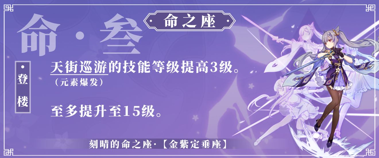 原神刻晴命座介绍