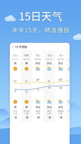 清新天气预报