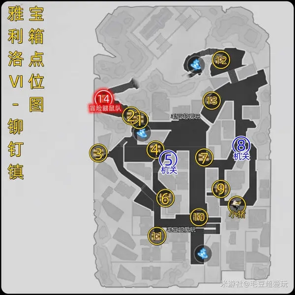 崩坏星穹铁道铆钉镇宝箱收集攻略