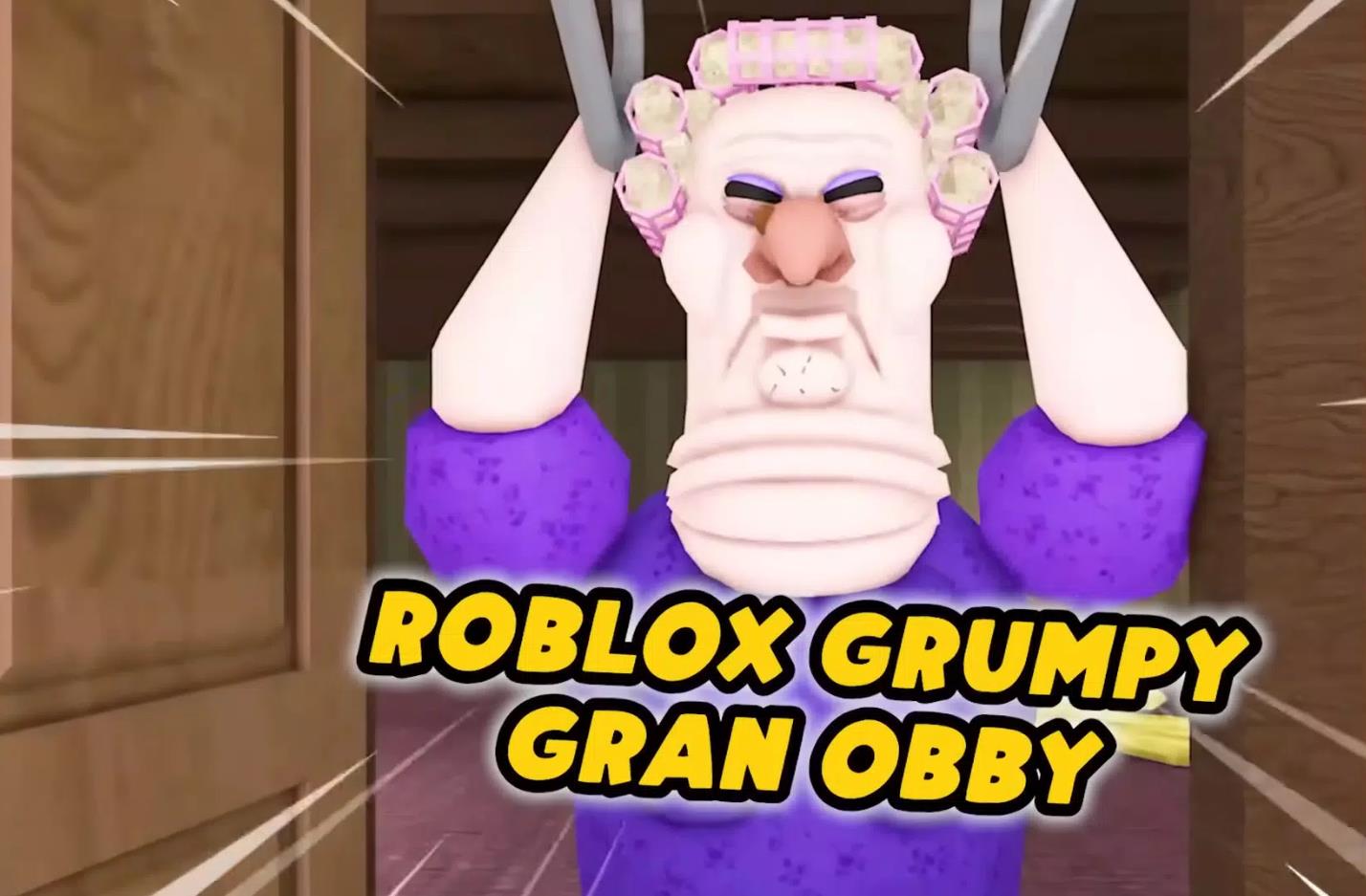 grumpy gran scary obby截图2