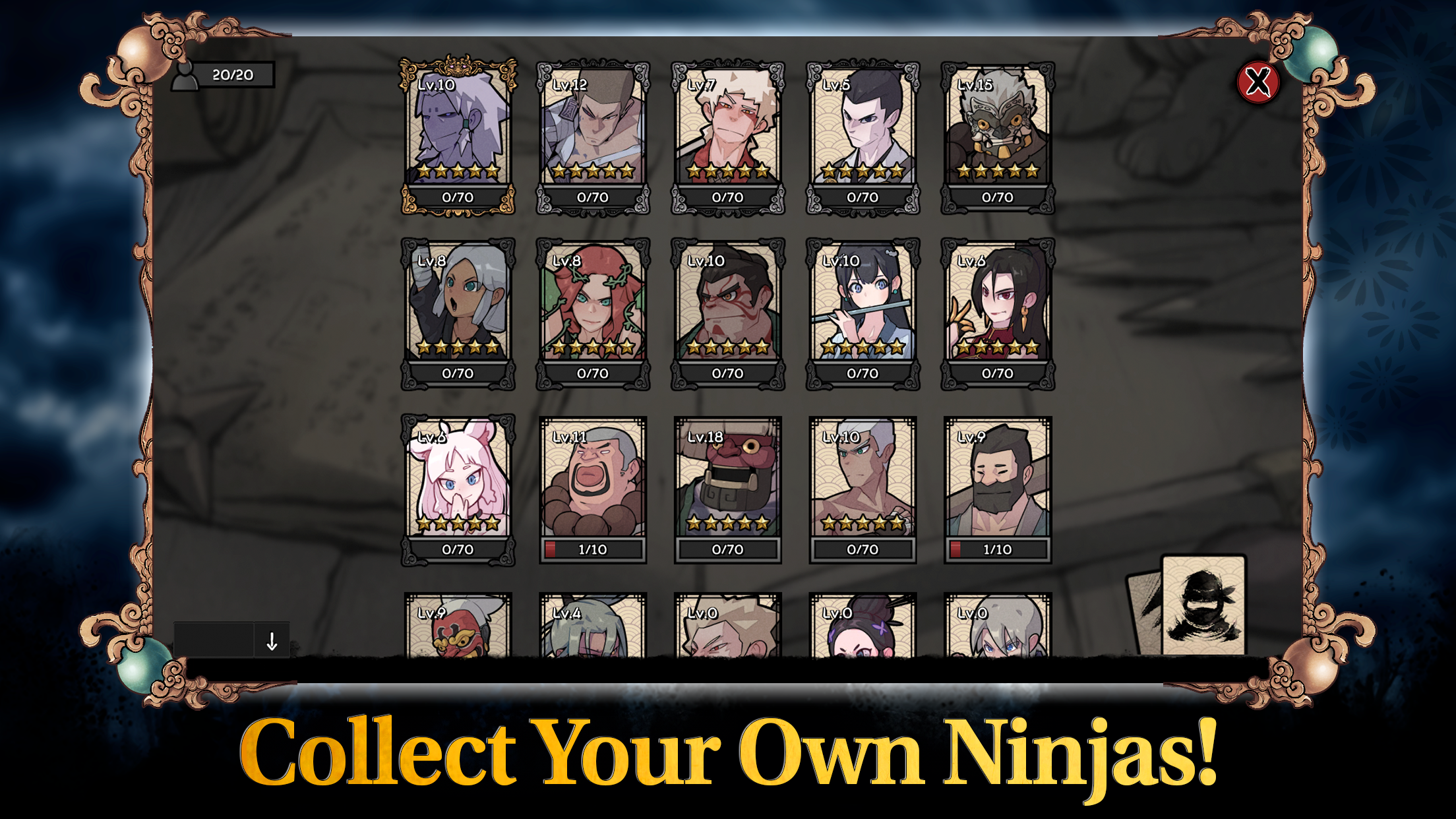 Ninja Battle Random Defense截图1