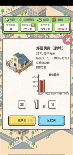 回到2000年买房子手游