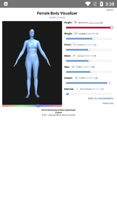 bodyvisualizer身材模拟器截图2