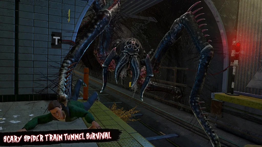 Spider Train Horror Games 3D截图3