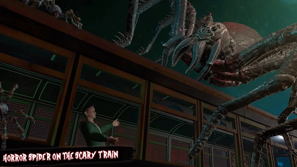 Spider Train Horror Games 3D截图2