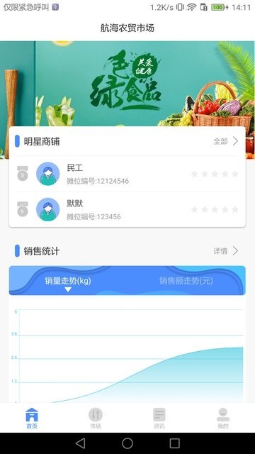 智慧农贸市场端app