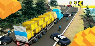 Gold Transport Truck Simulator截图3