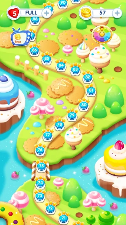 Candy Cookie Crush Match 3截图1