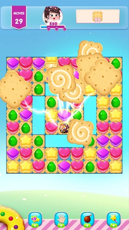 Candy Cookie Crush Match 3截图2