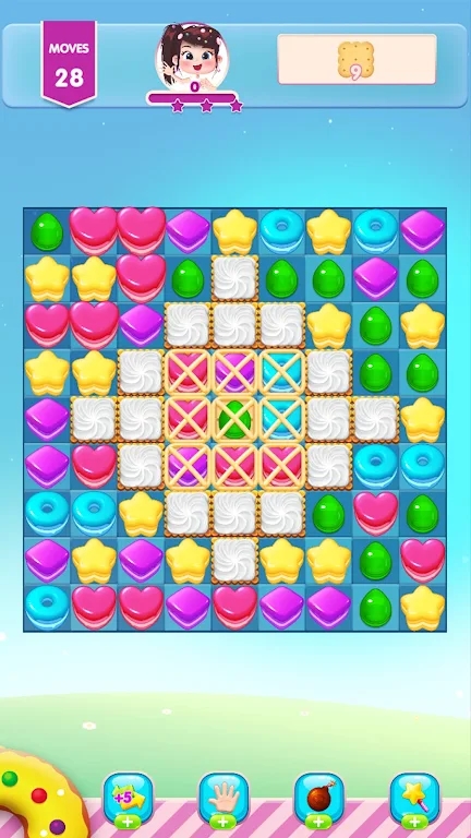 Candy Cookie Crush Match 3截图3