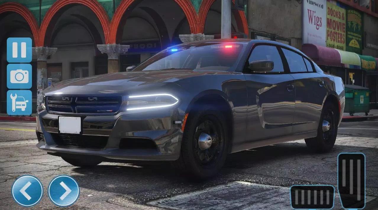 Charger Fast Police Car Driver