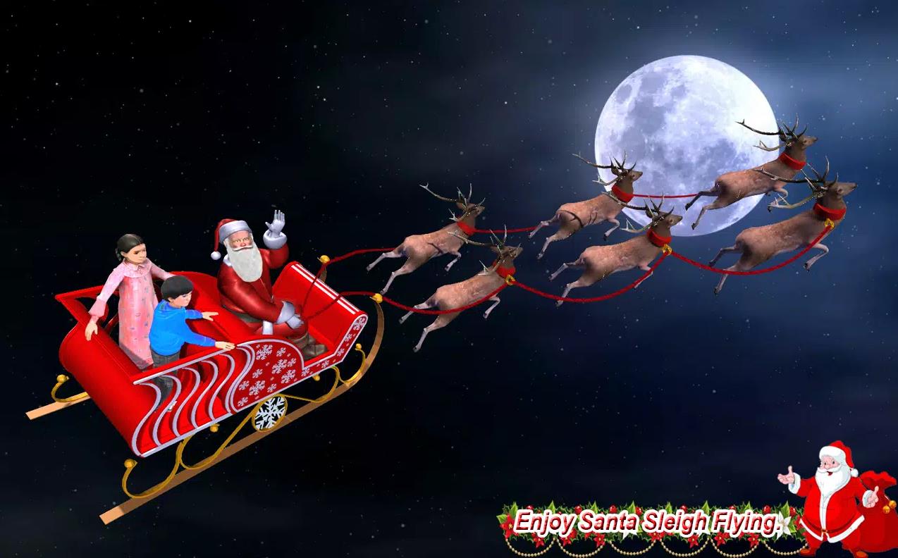 christmas flying santa gift截图2