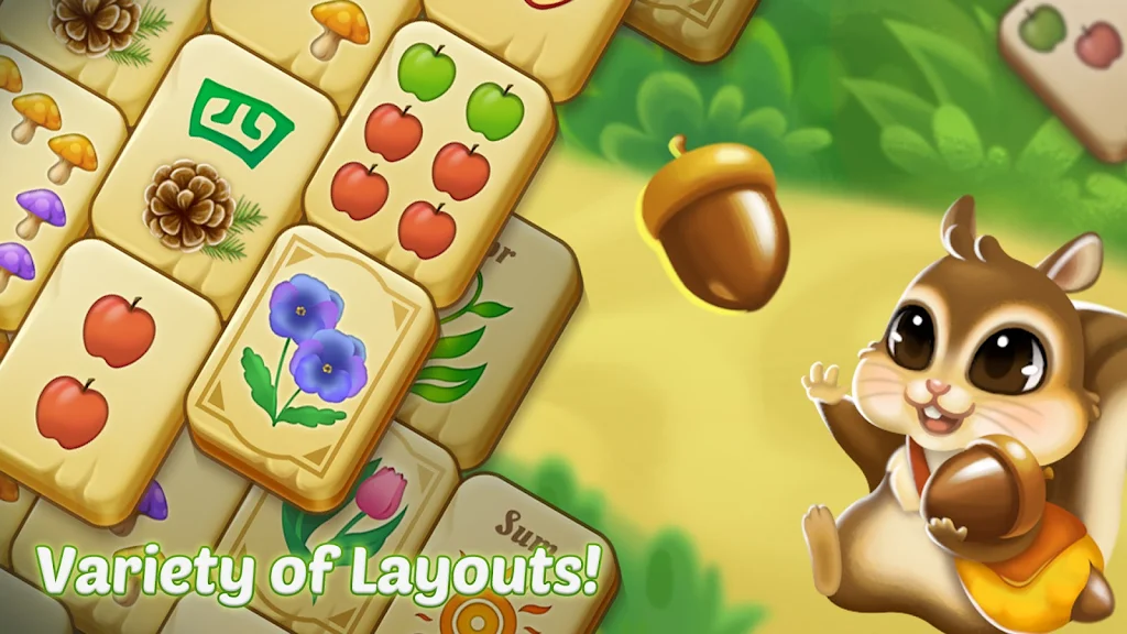 Mahjong Forest Puzzle截图1